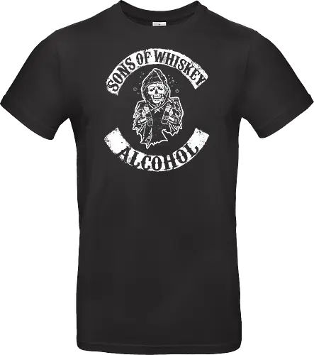 Whiskey-Bruderschaft - Reaper-Totenkopf Vintage Biker-Club-Stil 