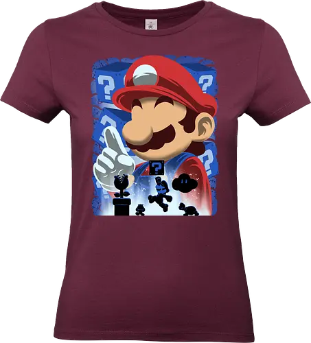 Classic Blue Jumpman - Mario, Klemptner - Standard T-Shirt (Frauen)