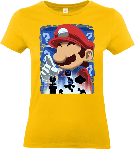 Classic Blue Jumpman - Mario, Klemptner - Standard T-Shirt (Frauen)