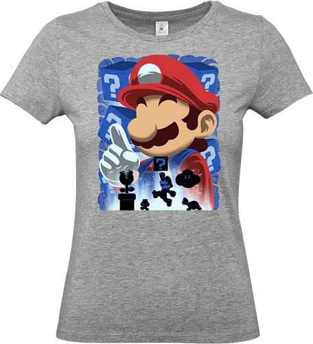 Classic Blue Jumpman - Mario, Klemptner - Standard T-Shirt (Frauen)