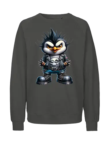 Pinguin "Rocker 1" - Fairtrade Sweatshirt
