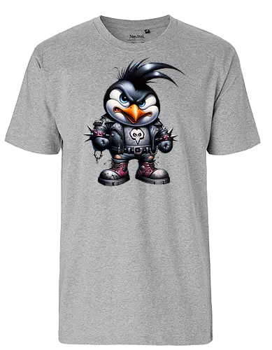 Pinguin "Rocker 2" - Fairtrade T-Shirt