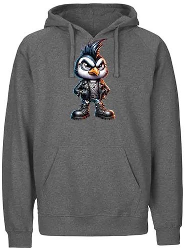 Pinguin "Rocker 3" - Fairtrade Hoodie