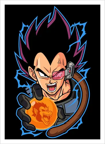 Vegeta Scouter and Dragon 