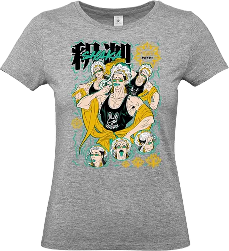 Buddha – Enlightened Warrior - record of ragnarok, buddha ragnarok, anime buddha, enlightened warrior, divine fighter, god vs human, anime battle, manga series, spiritual power, anime art, enlightened one, warrior monk, anime aesthetic, divine battle, shuumatsu no valkyrie - Standard T-Shirt (Frauen)