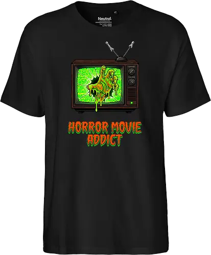 Retro Horror Movie Addict - Slime Zombie TV Pixel Art