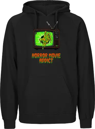 Retro Horror Movie Addict - Slime Zombie TV Pixel Art