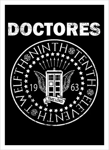 Zeitherren 1963 - Punk Rock Zeitreisender TARDIS Mashup