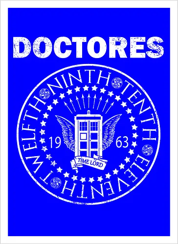 Zeitherren 1963 - Punk Rock Zeitreisender TARDIS Mashup