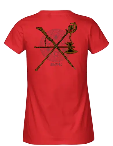 the sacred trinity  - anime, manga, frieren, magician, wizard, witch, warrior, weapon, cool - Fairtrade Girl Shirt