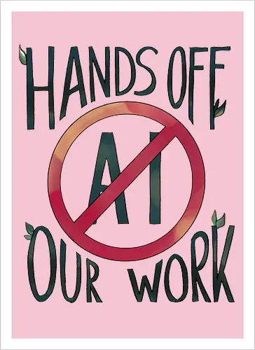 Hands off our work!