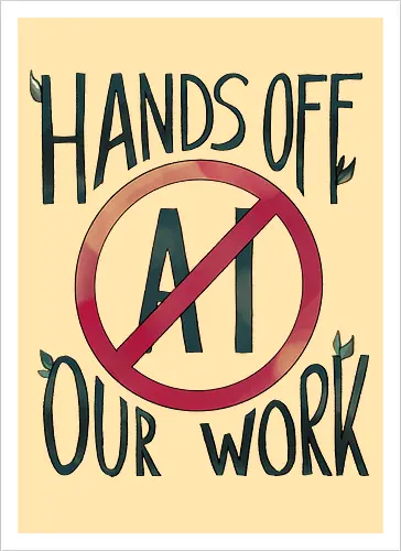 Hands off our work!