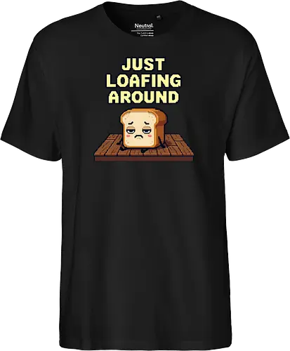 Just Loafing Around - Funny Bread Pun Pixel Art
