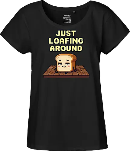 Just Loafing Around - Funny Bread Pun Pixel Art