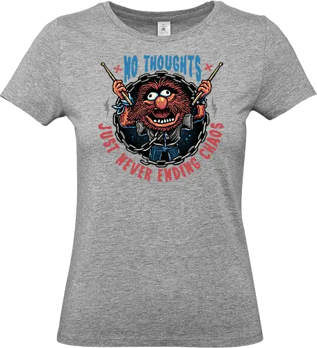 No Thoughts Just Never Ending Chaos - Musical, characters, comedy, puppet, TV show - Standard T-Shirt (Frauen)