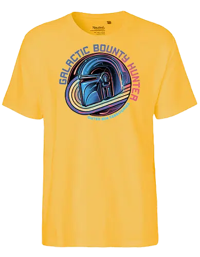 Galactic Bounty Hunter - Movie, film, galaxy, galactic, space, droids, heroes, character, fictional - Fairtrade T-Shirt