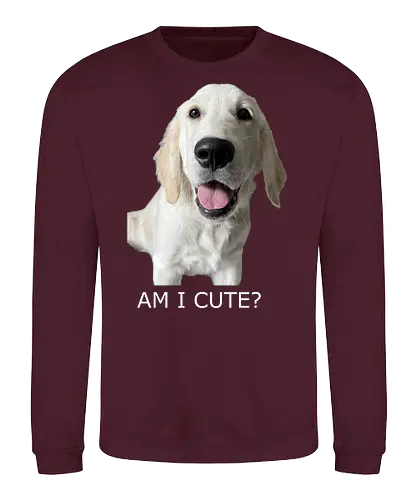 Witzig & Frech - Golden Retriever, Hundeliebe, Cute Dog, Haustier, Welpe, Dog Dad, Dog Mom, Tierfreund, Happy Dog - Sweatshirt