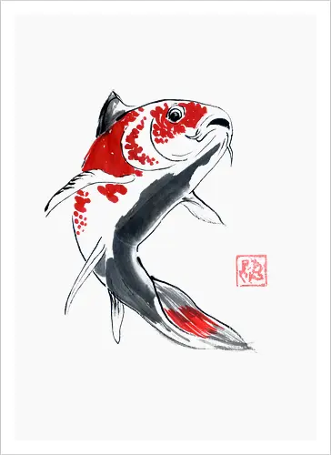 red koi