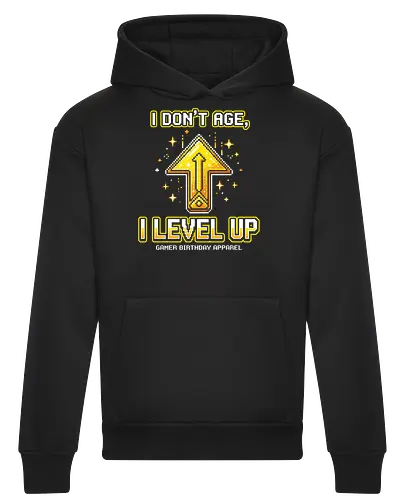 I Don't Age I Level Up - Retro Gamer Birthday Pixel Art