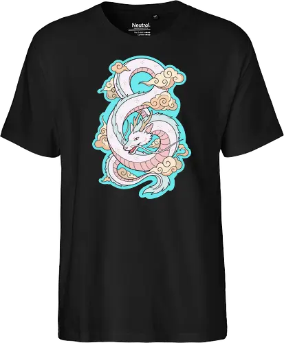  Title: Ethereal Pastel Spirit Dragon & Clouds