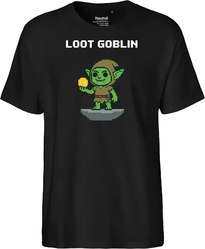Mischievous Goblin Gold Thief - Retro Pixel Art
