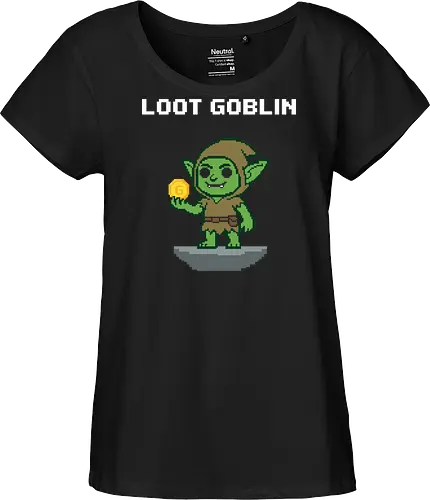 Mischievous Goblin Gold Thief - Retro Pixel Art