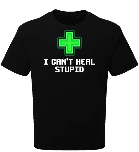 Green Pixel Health Cross - Retro Gamer HP Symbol
