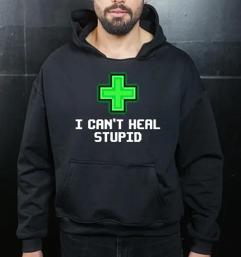 Green Pixel Health Cross - Retro Gamer HP Symbol