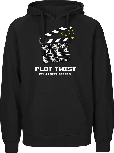 Pixel Flicks Cinema Slate - Retro Filmmaker Art