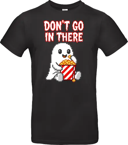 Don't Go In There - Scared Ghost Horror Movie Pixel Art