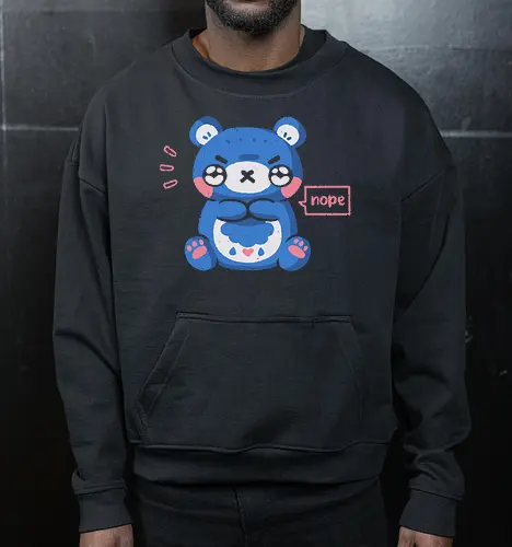 Grumpy Bear says Nope