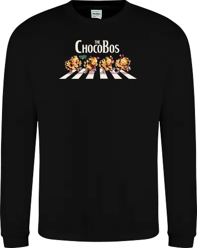 The Chocobos - Final, abbey road, rpg, jrpg, games, old games, cloud, Gaming, Villain, beatles, Cactus, Kweh, final 7 - Sweatshirt