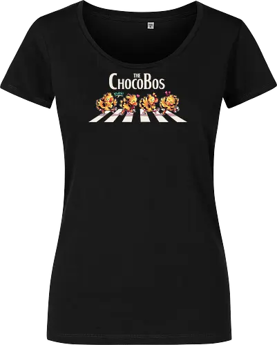 The Chocobos - Final, abbey road, rpg, jrpg, games, old games, cloud, Gaming, Villain, beatles, Cactus, Kweh, final 7 - Damen T-Shirt