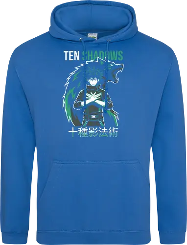 Shadow Summoner: Divine Dog Anime Silhouette Graphic