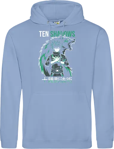 Shadow Summoner: Divine Dog Anime Silhouette Graphic