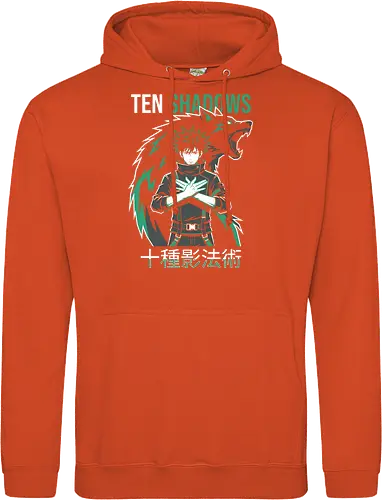 Shadow Summoner: Divine Dog Anime Silhouette Graphic