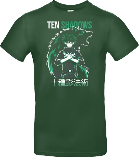 Shadow Summoner: Divine Dog Anime Silhouette Graphic