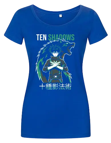 Shadow Summoner: Divine Dog Anime Silhouette Graphic