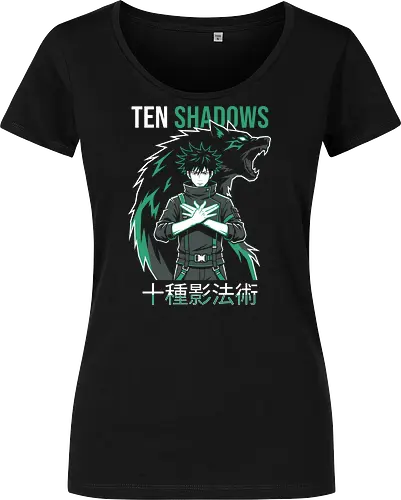 Shadow Summoner: Divine Dog Anime Silhouette Graphic