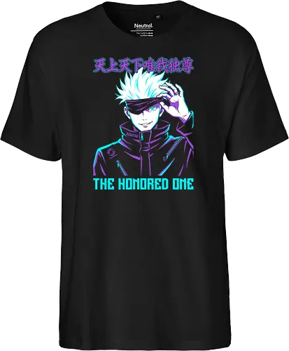 The Honored One: Neon Limitless Sorcerer Anime Graphic
