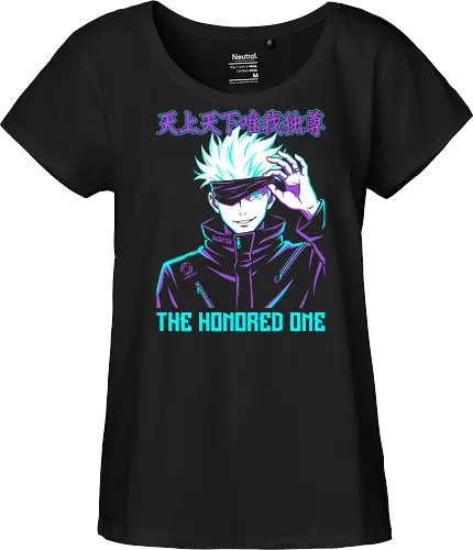 The Honored One: Neon Limitless Sorcerer Anime Graphic