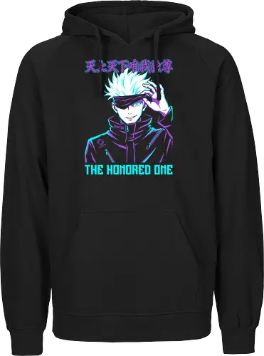 The Honored One: Neon Limitless Sorcerer Anime Graphic