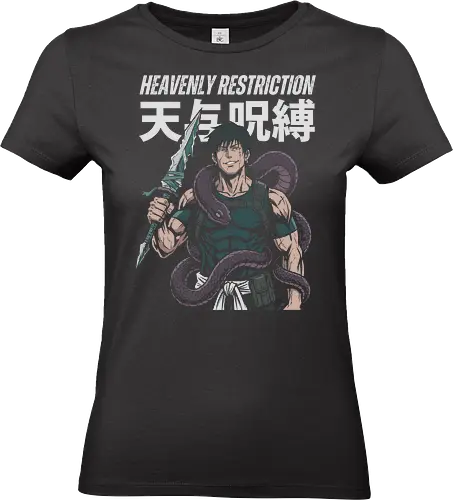 Heavenly Restriction: Sorcerer Killer Anime Graphic - Toji Fushiguro, Jujutsu, JJK, Sorcerer Killer, Heavenly Restriction, Inverted Spear of Heaven, inventory curse, anime gym shirt, muscular anime character, grunge anime aesthetic, Japanese kanji shirt, anime streetwear, manga apparel, shonen anime design, vintage anime graphic - Standard T-Shirt (Frauen)