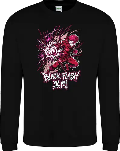 Black Flash: Cursed Energy Strike Anime Graphic