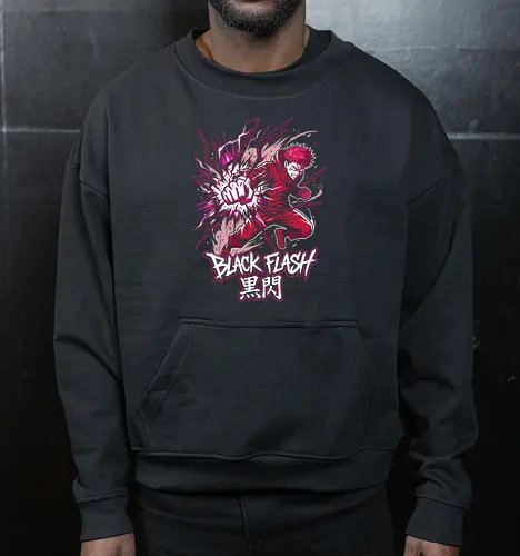 Black Flash: Cursed Energy Strike Anime Graphic