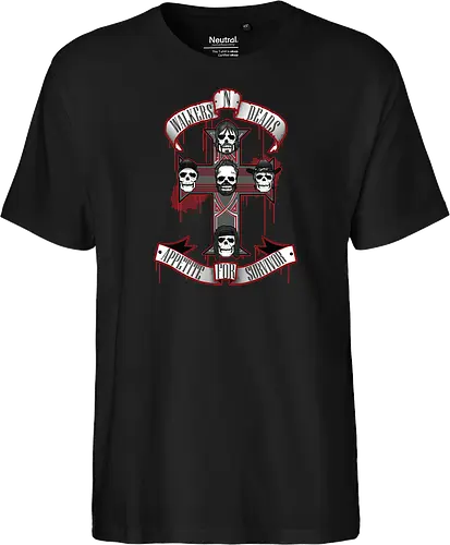 Appetite for Survivor - Zombie Rock Mashup Überlebende Kreuz Schädel Blut