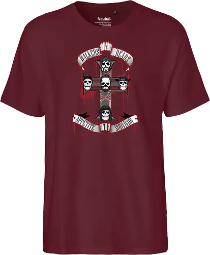 Appetite for Survivor - Zombie Rock Mashup Überlebende Kreuz Schädel Blut