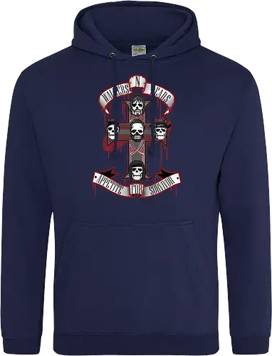 Appetite for Survivor - Zombie Rock Mashup Überlebende Kreuz Schädel Blut