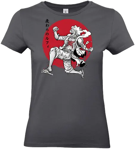 The Awakening of sun god sumi e - anime, manga, japan, japanese art, luffi, one pice, straw hat pirates, sumi e, series tv - Standard T-Shirt (Frauen)