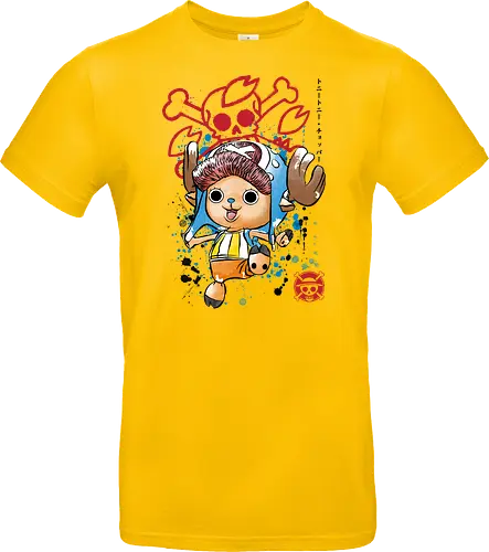 The Pirate Doctor - anime, manga, japan, japanese art, straw hat pirates, sumi e, series tv - Standard T-Shirt